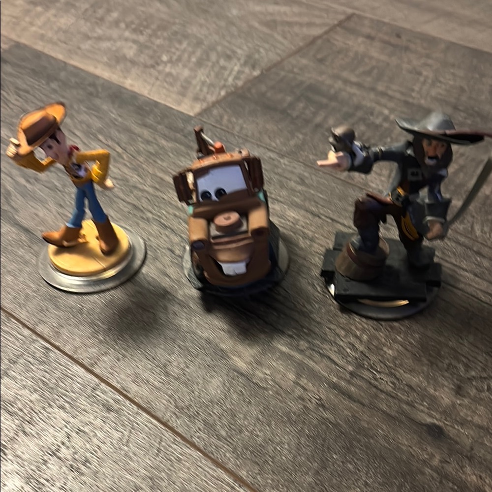 💜💜 Disney Infinity WiiU Set of Three Figurines